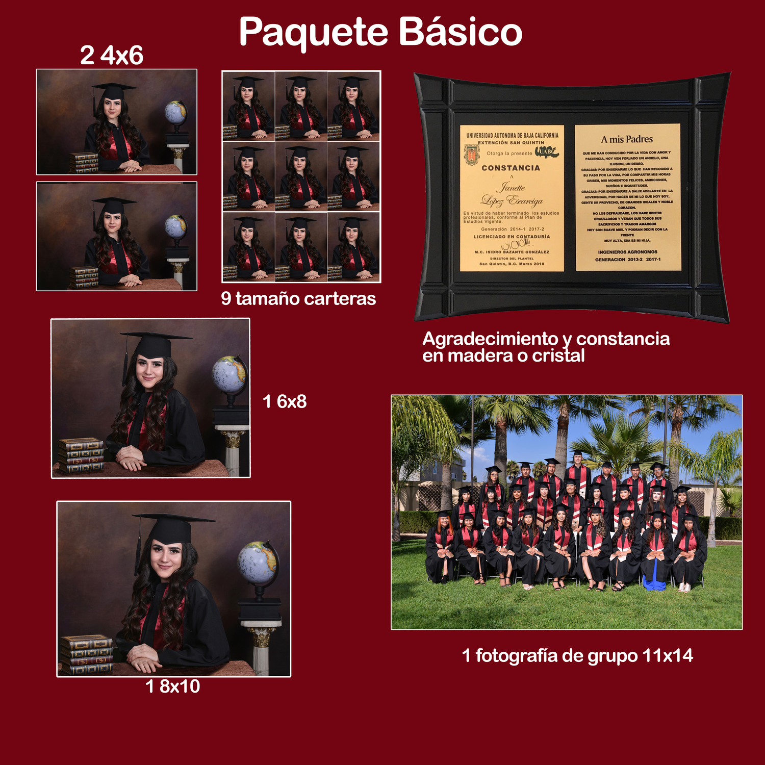 Paquete para graduación 